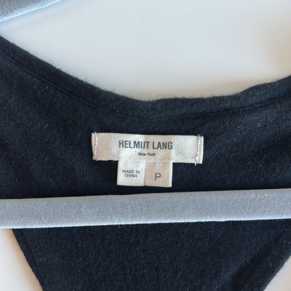 Helmut Lang Silk Razorback Top - Picture 4 of 5